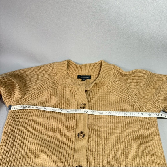 Banana Republic Women's Camel Button-Up Cardigan Sweater - Picture 10 of 11